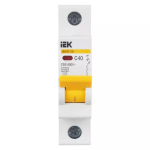 Автомат IEK 1P 40А тип С 4.5кА BA47-29 — изображение 3