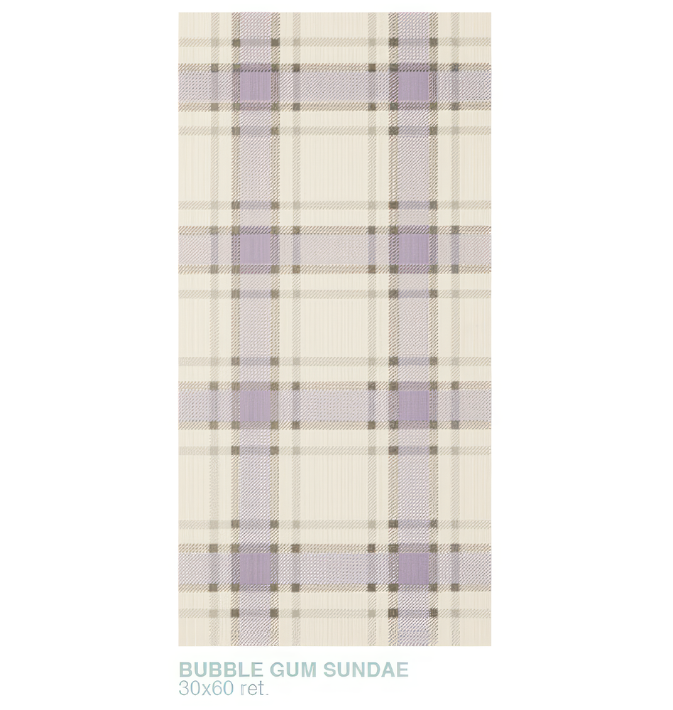 Emma sundae bubble gum rect 30x60