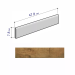 Плинтус BATTISCOPA VINTAGE LARICE 7.8x47.8 см