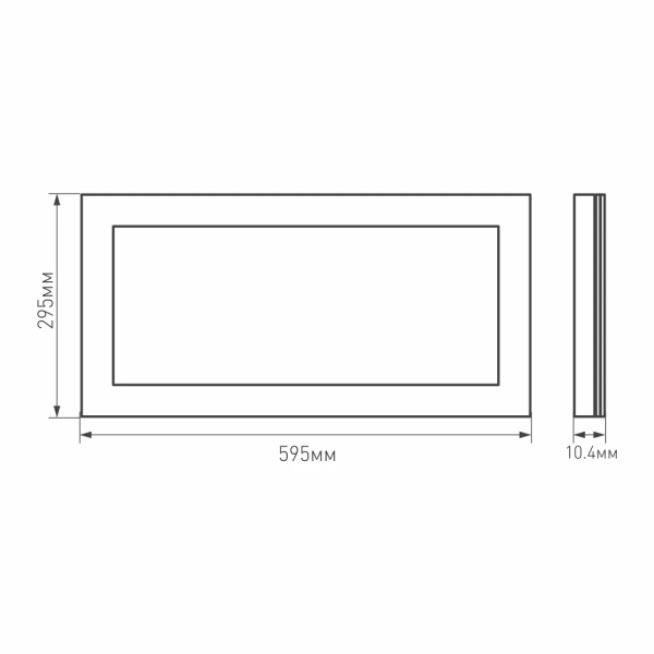 Панель IM-300x600A-18W Day White — изображение 4