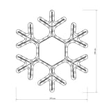 Фигура ARD-SNOWFLAKE-M7-450x375-126LED Warm (230V, 7.5W) — изображение 4