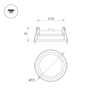 Корпус Arlight PLURIO-BASE-SURFACE-R77 (WH, 1-2, 200mA, IP20 Металл, 3 года) — изображение 6