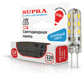 Лампа Supra G4-2W-220V 3000K
